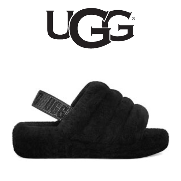 UGG Shoes - UGG- Fluff Yeah Bling Slide - Black